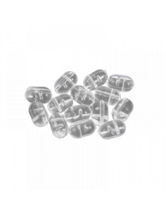 Vercelli Oval Cross Hole NºM 18pcs